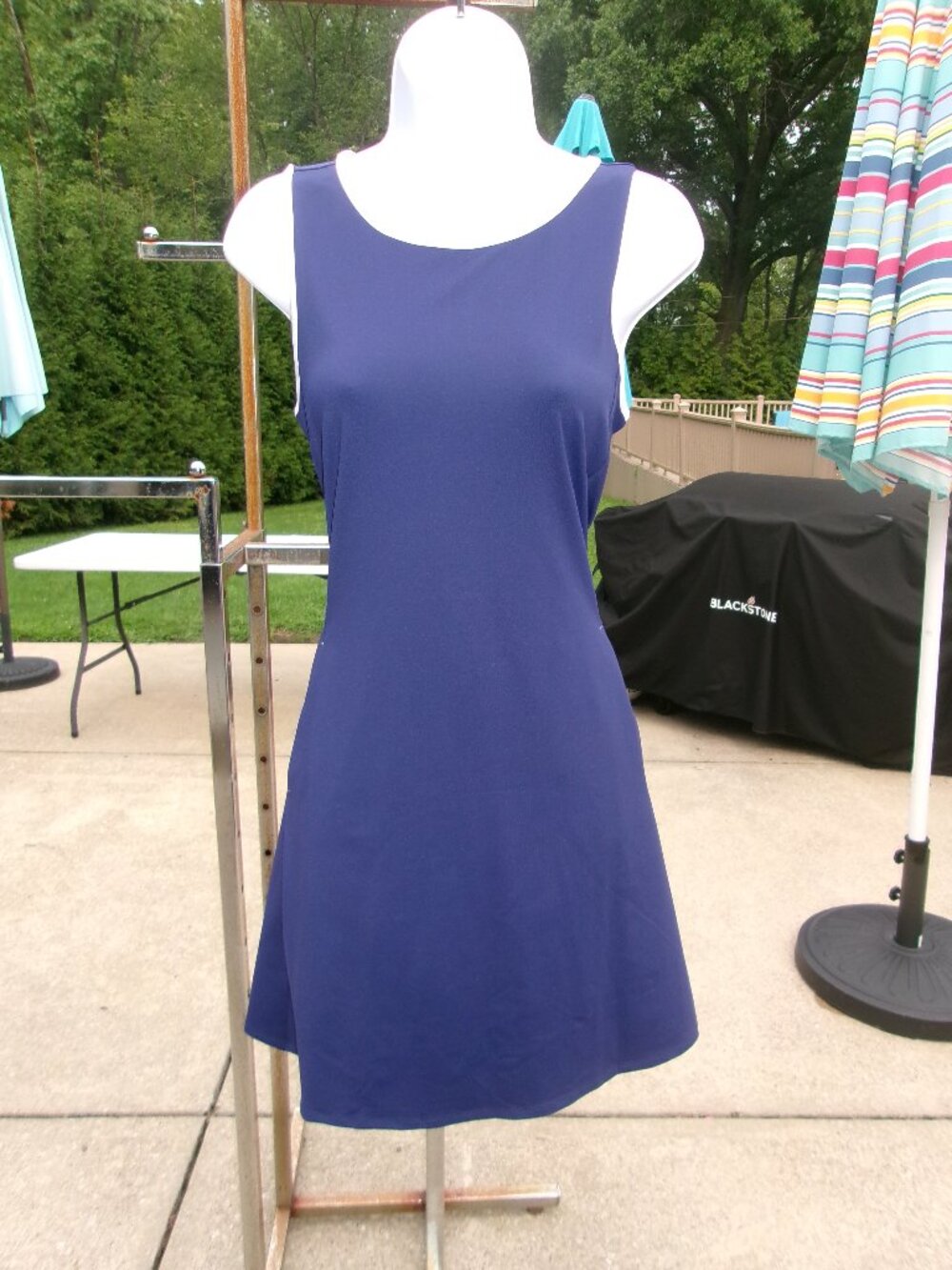 NWT TOMMY BAHAMA NAVY UV PROTECTION DRESS S